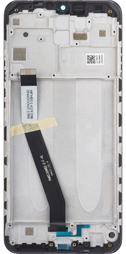 Display s dotykovou obrazovkou Xiaomi Redmi 9, s rámom, čierny, Service Pack 5600050J1900