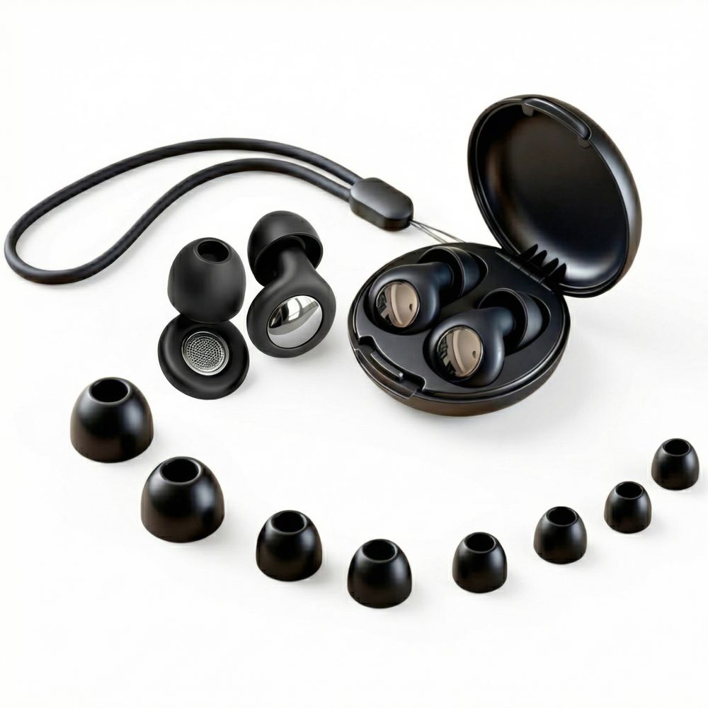 Ušné zátky Tech-Protect QuietFit, Čierne