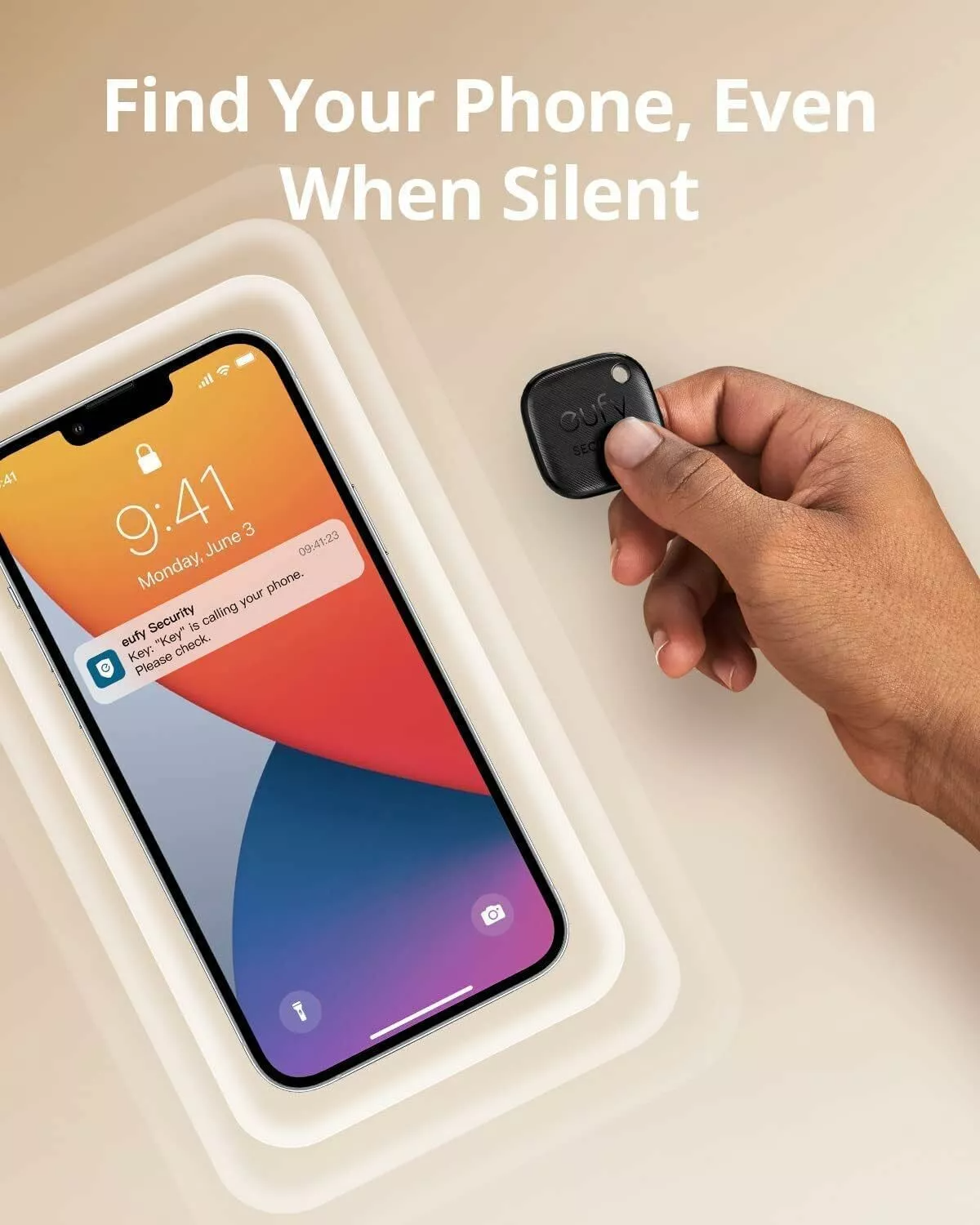 Eufy Security SmartTrack Link pre iOS Series, Sada 4 kusy, Čierna E87B0012