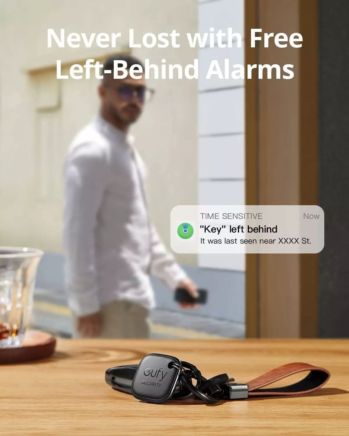 Eufy Security SmartTrack Link pre iOS Series, Sada 4 kusy, Čierna E87B0012