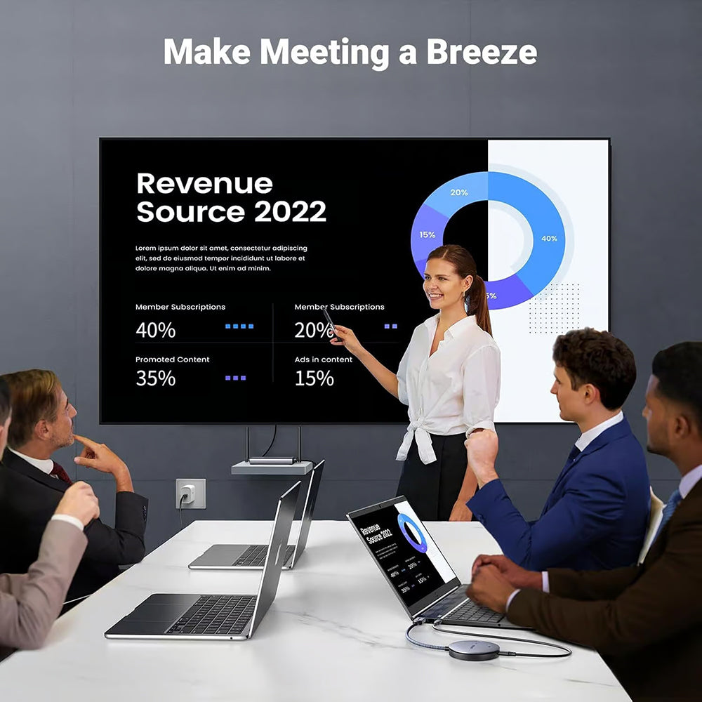 Bezdrôtový HDMI extender UGREEN CM586, 4K, čierny