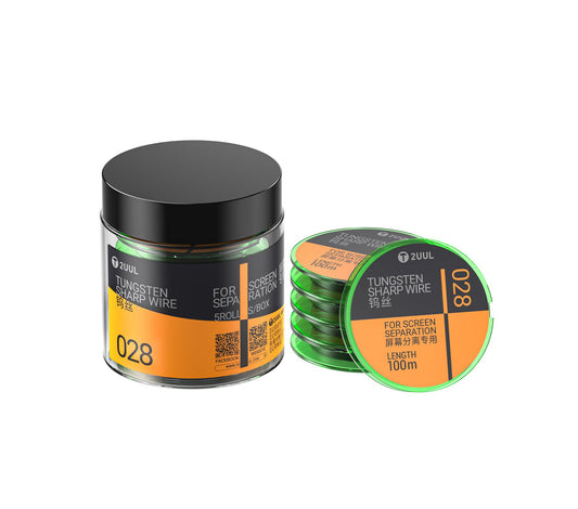 Wolfrámový drôt 2UUL WS-028, 0,028 mm, 100 m, Sada 5 kusov