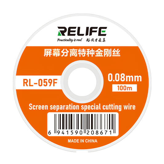 Drôt Molibdén Relife RL-059F, 0,08 mm, 100 m