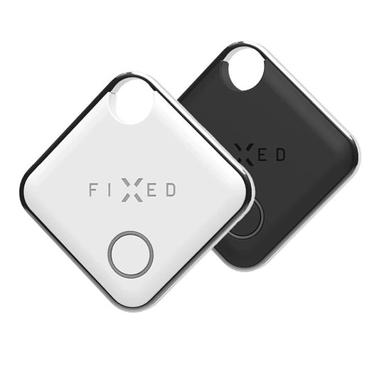 Fixed SmartTag Duo pre iOS, Sada 2 Kusy, Biela / Čierna