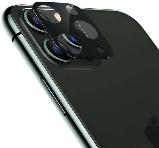 Ochranná fólia na zadnú kameru XO Design 3D pre Apple iPhone 12 Pro, tvrdené sklo, čierna