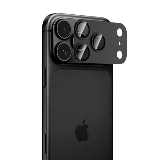 Ochranná fólia na zadnú kameru Tech-Protect CamFull Fit+ pre Apple iPhone 18 Pro, tvrdené sklo, čierna