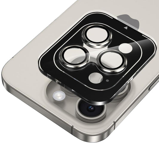 Ochranná fólia na zadnú kameru Tech-Protect CamRing PRO+ pre Apple iPhone 14 Pro Max / 14 Pro, Tvrdené sklo, Čierna