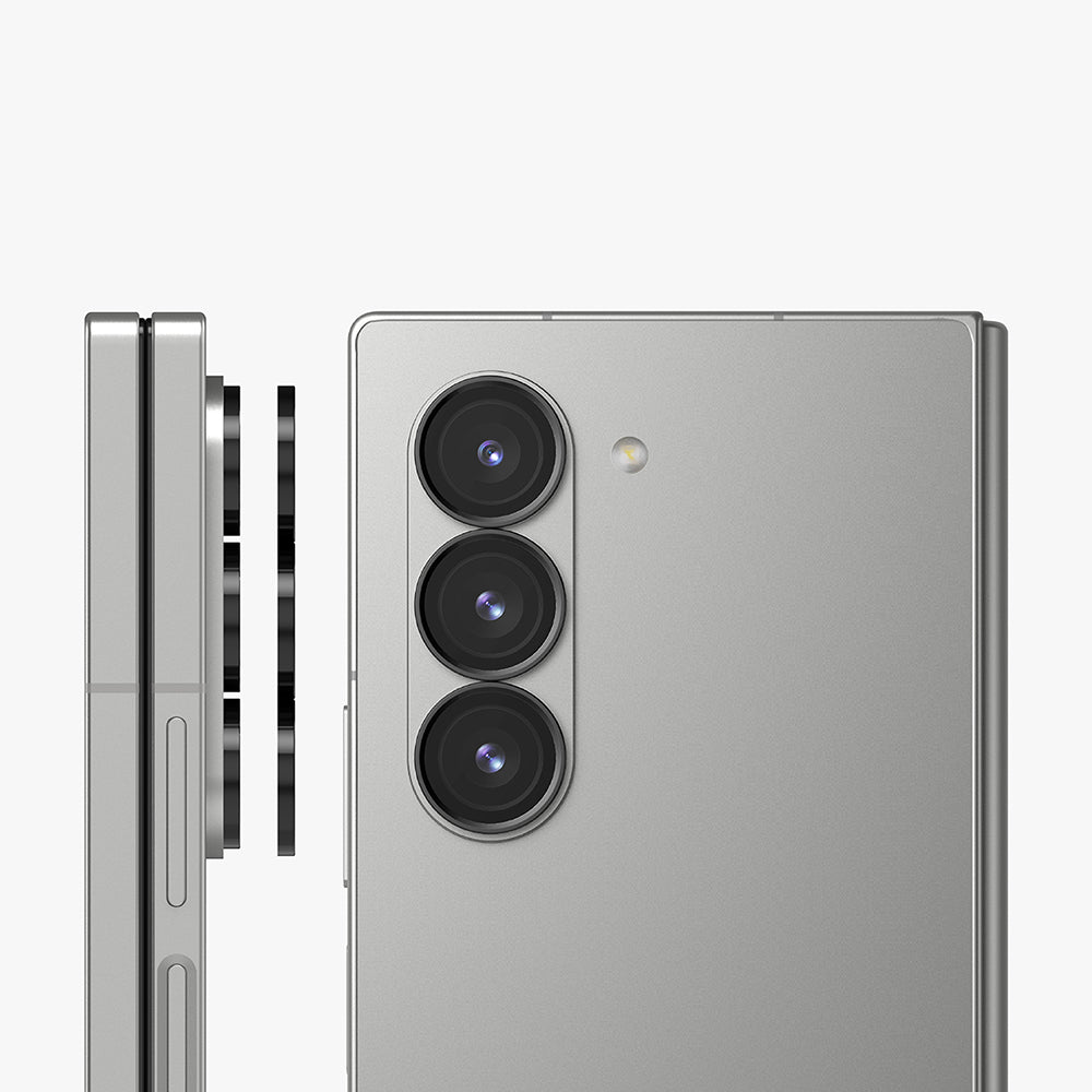 Ochranná fólia na zadnú kameru Ringke pre Samsung Galaxy Z Fold6 F956, Tvrdené sklo, Sada 2 kusy, Čierna