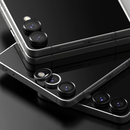 Ochranná fólia na zadnú kameru Ringke pre Samsung Galaxy Z Flip7 F766, Tvrdené sklo, Sada 2 kusy, Čierna