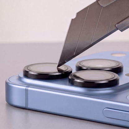 Ochranná fólia na zadnú kameru Tech-Protect CamRing Fit+ pre Apple iPhone 18 Pro / 18 Pro Max, tvrdené sklo, čierna