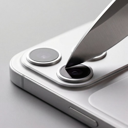 Ochranná fólia na zadnú kameru Tech-Protect CamFull Fit+ pre Apple iPhone 18 Pro Max, tvrdené sklo, strieborná