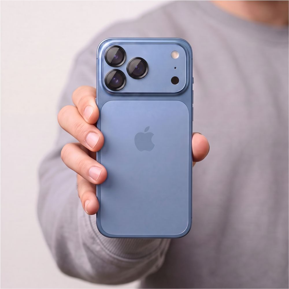 Ochranná fólia na zadnú kameru Tech-Protect CamRing Fit+ pre Apple iPhone 18 Pro / 18 Pro Max, tvrdené sklo, čierna