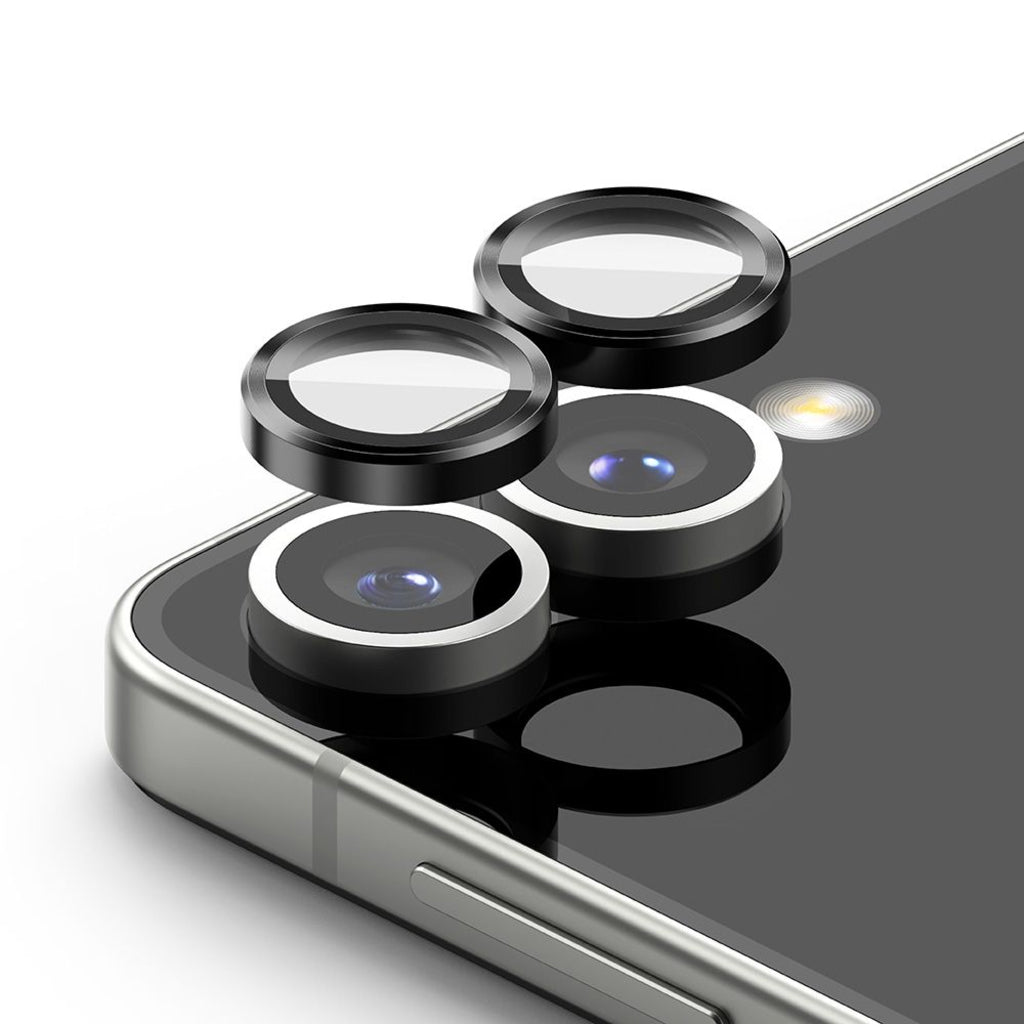 Ochranná fólia na zadnú kameru Ringke pre Samsung Galaxy Z Flip7 F766, Tvrdené sklo, Sada 2 kusy, Čierna