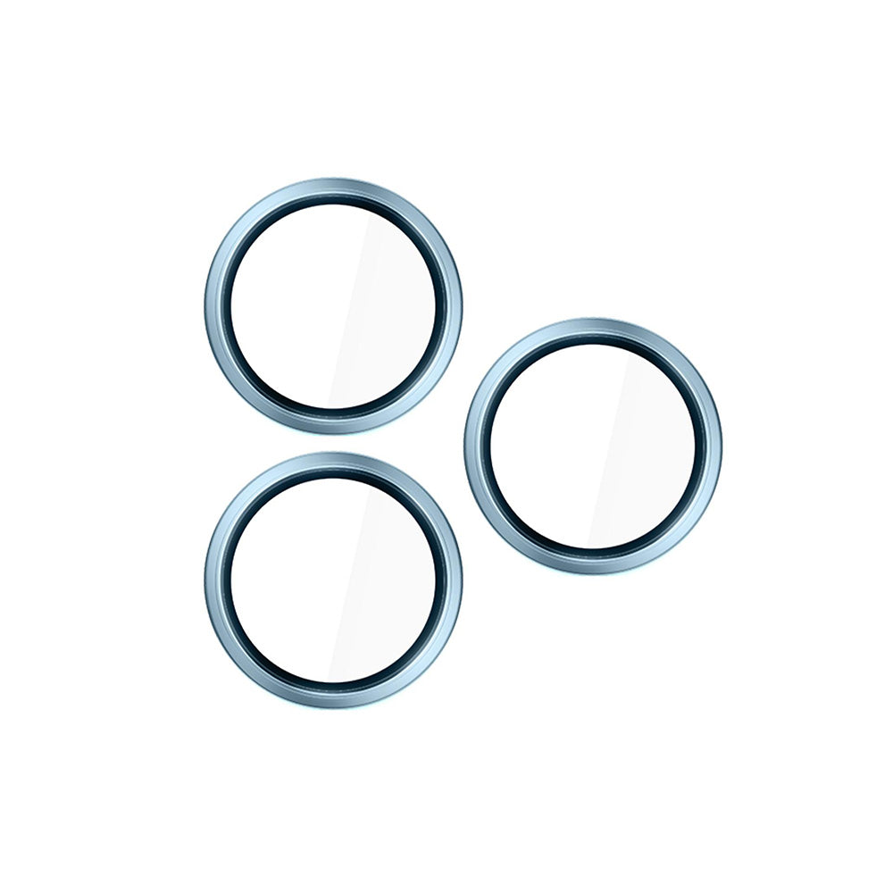 Ochranná fólia na zadnú kameru 3MK Hardy Protection Pro pre Apple iPhone 17 Pro Max / 17 Pro, Tvrdené sklo, Modrá