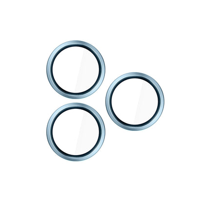 Ochranná fólia na zadnú kameru 3MK Hardy Protection Pro pre Apple iPhone 17 Pro Max / 17 Pro, Tvrdené sklo, Modrá