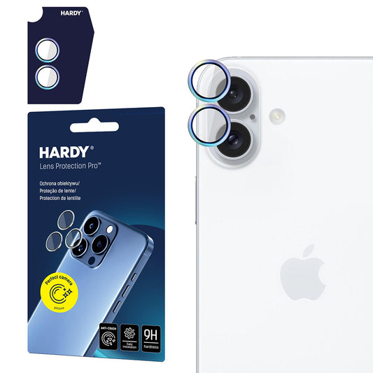 Ochranná fólia 3MK Hardy Protection Pro na zadnú kameru pre Apple iPhone 17, Kalené sklo, Multicolor