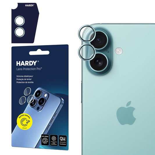 Ochranná fólia 3MK Hardy Protection Pro na zadnú kameru pre Apple iPhone 17, Tvrdené sklo, Zelená