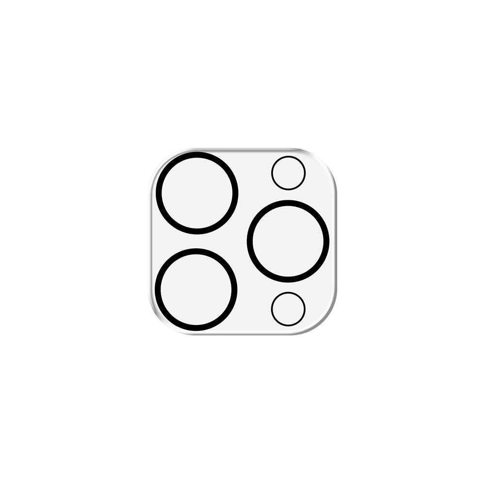 Ochranná fólia 3MK Pro Full Cover na zadnú kameru pre Apple iPhone 17, Tvrdené sklo, Čierna