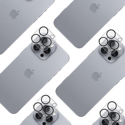 Ochranná fólia 3MK Pro Full Cover na zadnú kameru pre Apple iPhone 17, Tvrdené sklo, Čierna
