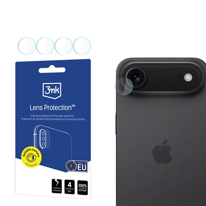 Ochranná fólia na zadnú kameru 3MK Protection pre Apple iPhone 17 Air, Kalené sklo, Sada 4 kusov, Priehľadná