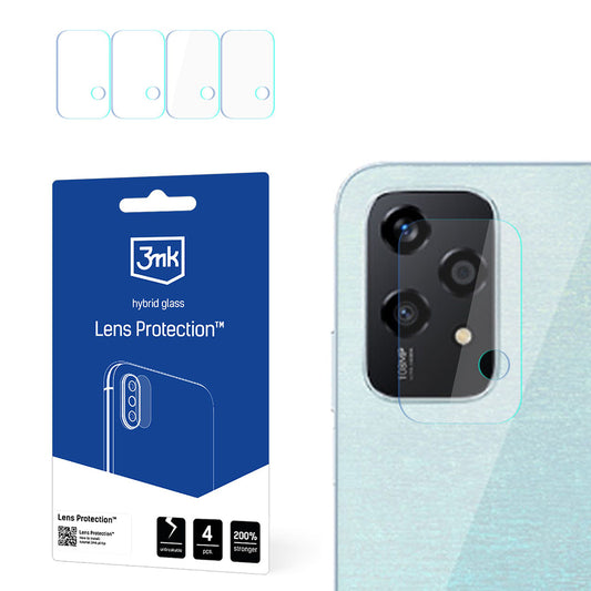 Ochranná fólia na zadnú kameru 3MK Protection pre Honor 200 Lite, flexibilné sklo, sada 4 kusov, priehľadná