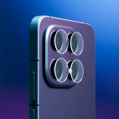 Ochranná fólia na zadnú kameru 3MK Protection pre Motorola Edge 70, Kalené sklo, Sada 4 kusov, Priehľadná