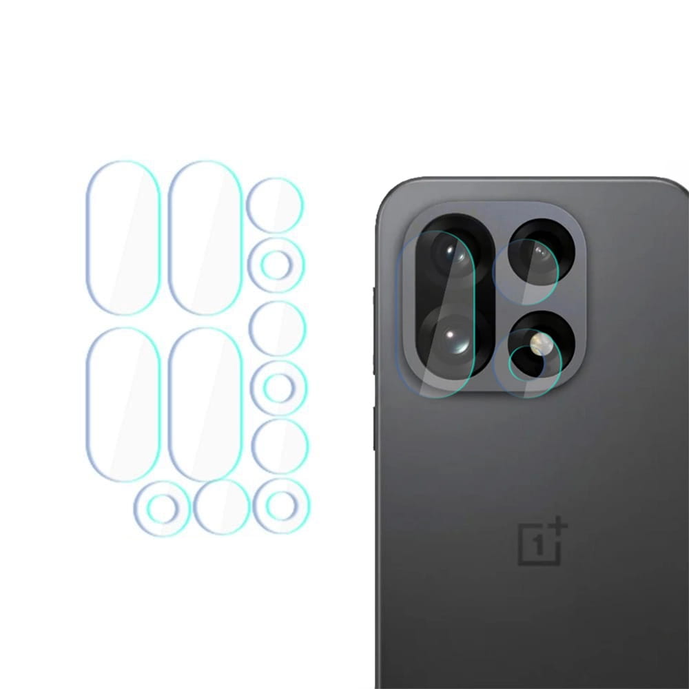 Rear Camera Protection Film 3MK Protection for OnePlus 15, Tempered Glass, Set of 4 pieces, Transparent