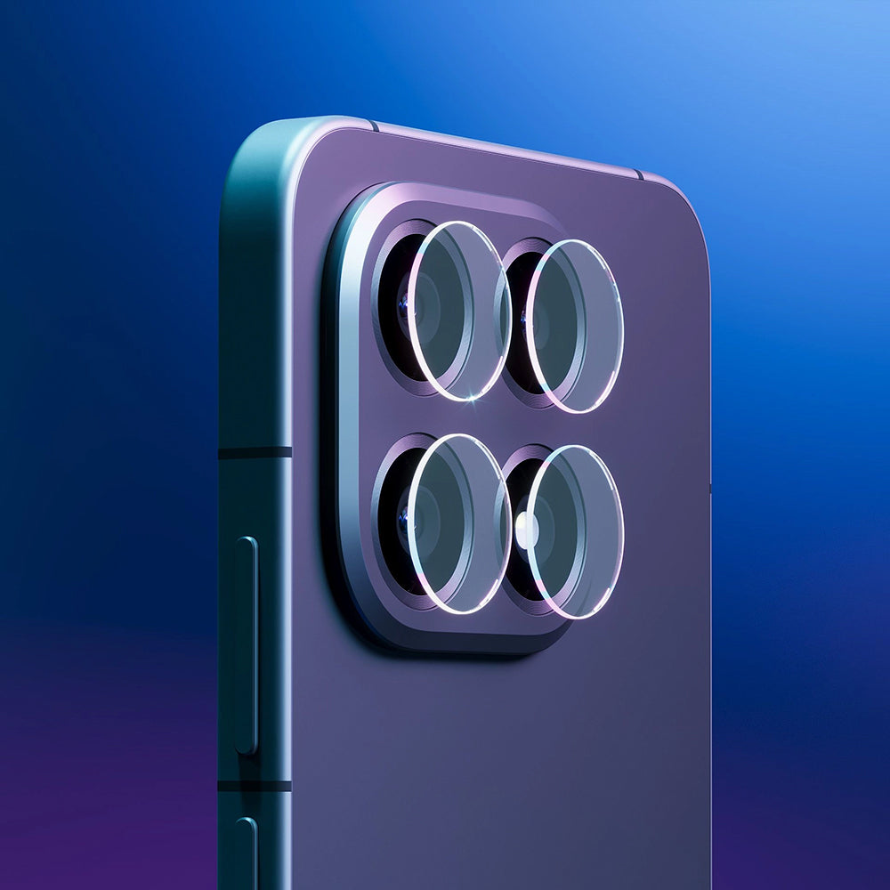 Ochranná fólia na zadnú kameru 3MK Protection pre Oppo Find X9 Pro, Kalené sklo, Sada 4 kusov, Priehľadná