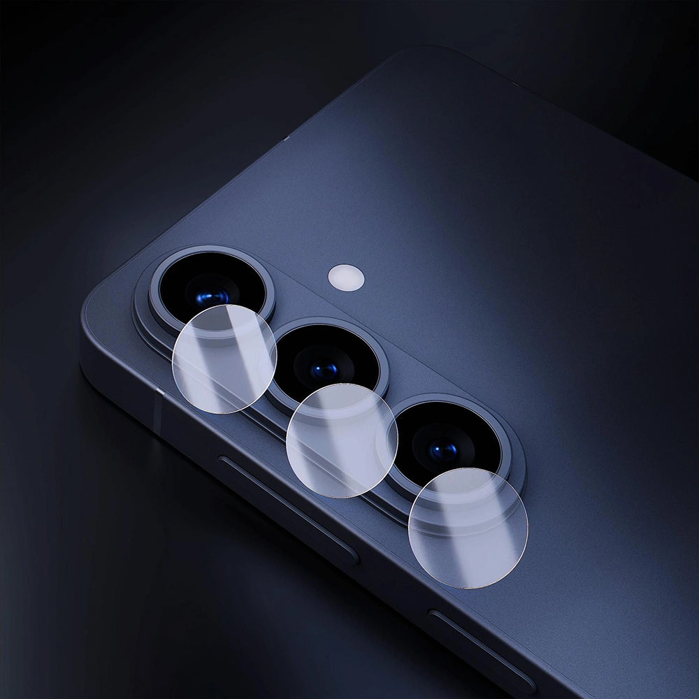 Ochranná fólia na zadnú kameru 3MK Protection pre Samsung Galaxy S26 Plus S947, Kalené sklo, Sada 4 kusov, Priehľadná