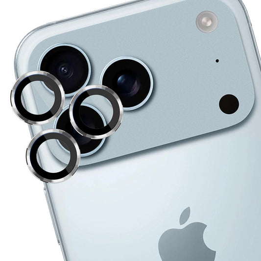Ochranná fólia na zadnú kameru 3MK Protection Pro pre Apple iPhone 17 Pro Max / 17 Pro, Kalené sklo, Strieborná