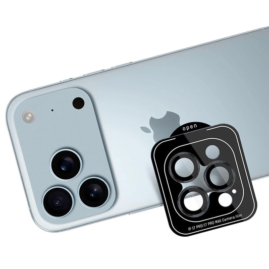 Ochranná fólia na zadnú kameru 3MK Protection Pro pre Apple iPhone 17 Pro Max / 17 Pro, Kalené sklo, Čierna