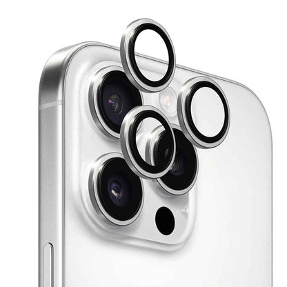 Ochranná fólia na zadnú kameru Anank AR pre Apple iPhone 16 Pro Max / 16 Pro, tvrdené sklo, strieborná