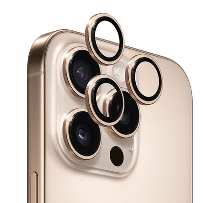 Ochranná fólia na zadnú kameru Anank AR pre Apple iPhone 16 Pro Max / 16 Pro, tvrdené sklo, zlatá