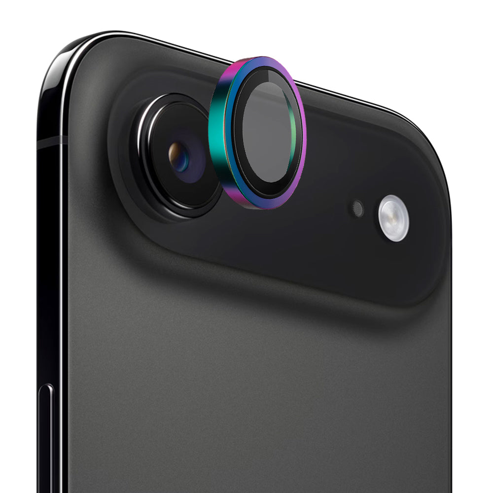 Ochranná fólia na zadnú kameru Blueo Metal Frame pre Apple iPhone 17 Air, Kalené sklo, Multicolor