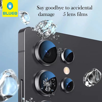 Ochranná fólia Blueo na zadnú kameru pre Samsung Galaxy S26 Plus S947 / S26, Tvrdené sklo, Strieborná