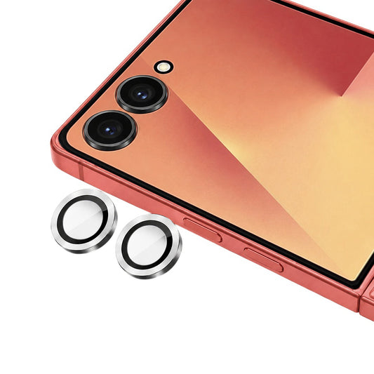 Ochranná fólia na zadnú kameru Blueo pre Samsung Galaxy Z Flip8 F776, tvrdené sklo, strieborná