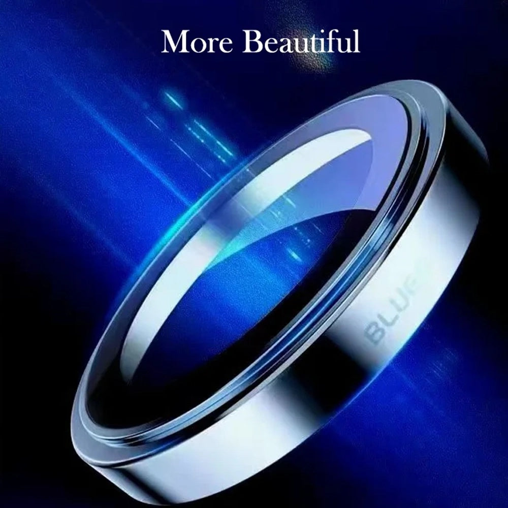 Ochranná fólia na zadnú kameru Blueo Sapphire Crystal pre Apple iPhone 14 Pro Max / 14 Pro, tvrdené sklo, strieborná