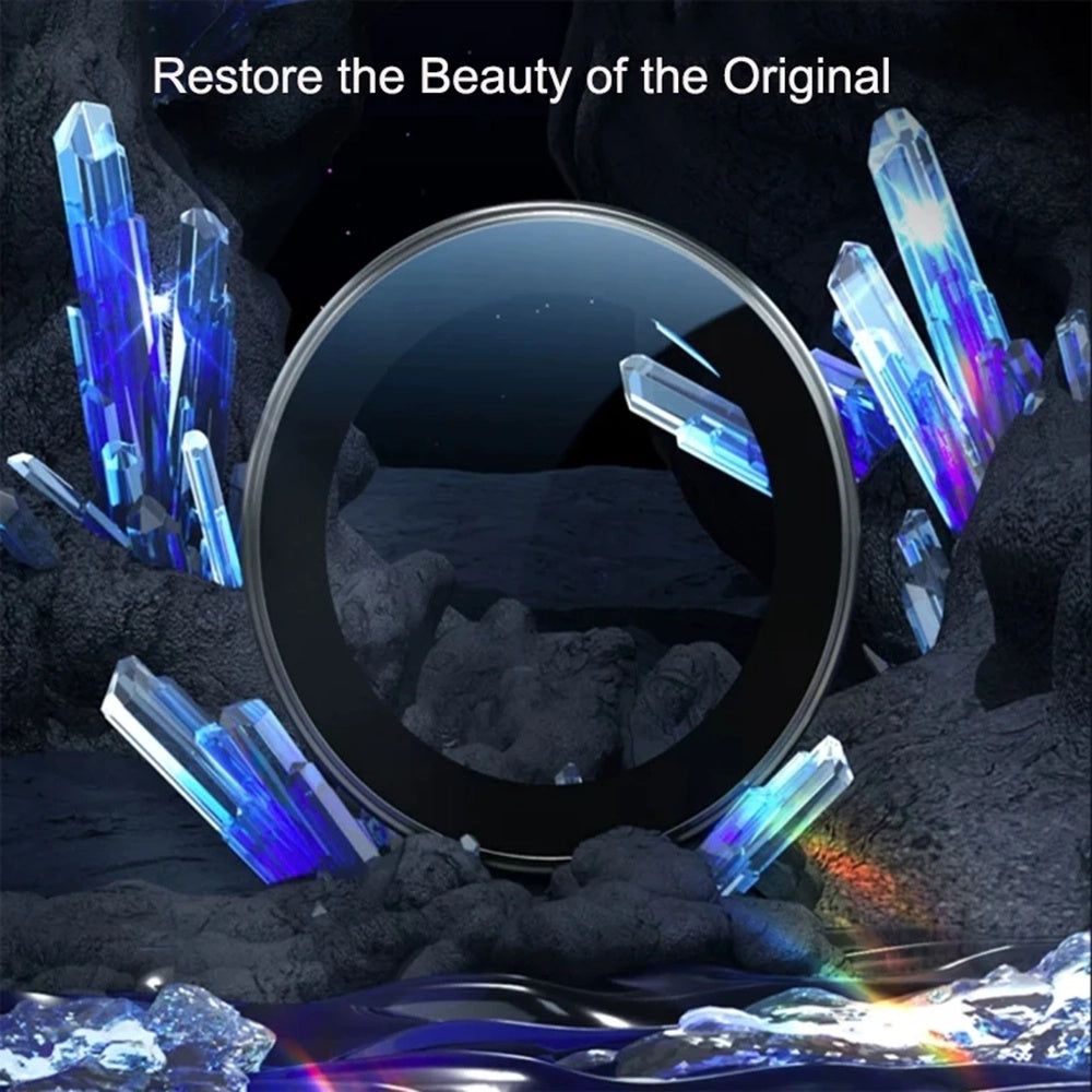 Ochranná fólia na zadnú kameru Blueo Sapphire Crystal pre Apple iPhone 14 Pro Max / 14 Pro, tvrdené sklo, strieborná