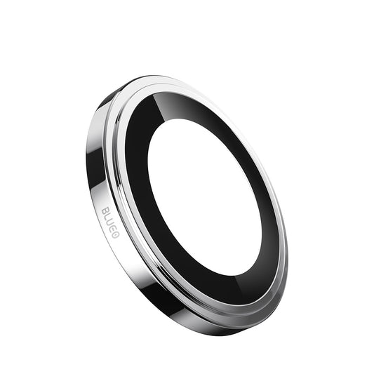 Ochranná fólia na zadnú kameru Blueo Sapphire Crystal pre Apple iPhone 16 Pro Max / 16 Pro, tvrdené sklo, strieborná