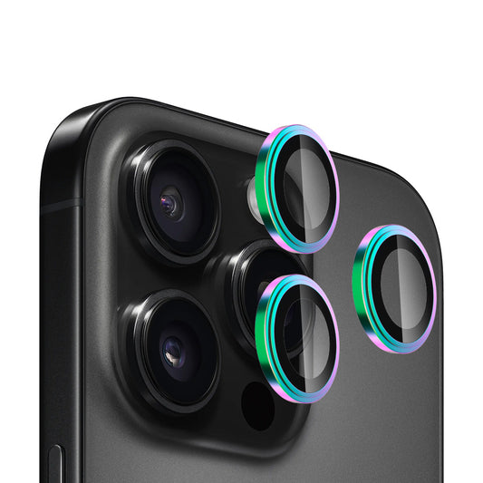 Ochranná fólia na zadnú kameru Blueo Sapphire Crystal pre Apple iPhone 16 Pro Max / 16 Pro, tvrdené sklo, viacfarebná