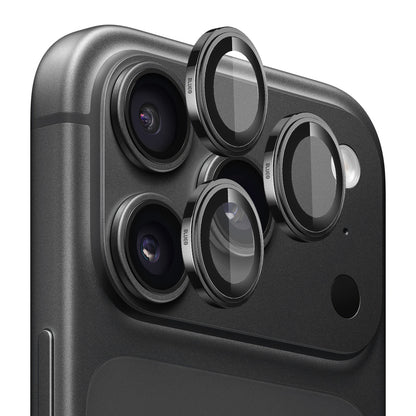 Ochranná fólia na zadný fotoaparát Blueo Sapphire Crystal pre Apple iPhone 18 Pro / 18 Pro Max, tvrdené sklo, čierna