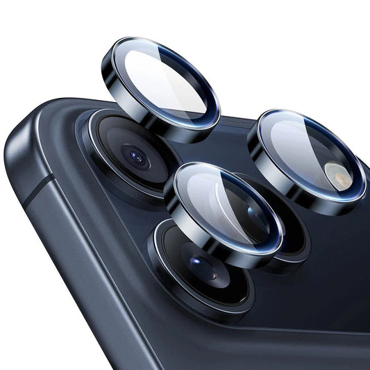 Ochranná fólia ESR Armorite na zadnú kameru pre Apple iPhone 17 Pro Max / 17 Pro / 16 Pro Max / 16 Pro, Tvrdené sklo, Modrá