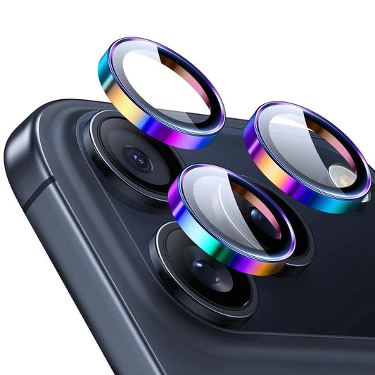 Ochranná fólia ESR Armorite na zadnú kameru pre Apple iPhone 17 Pro Max / 17 Pro / 16 Pro Max / 16 Pro, Tvrdené sklo, Multicolor