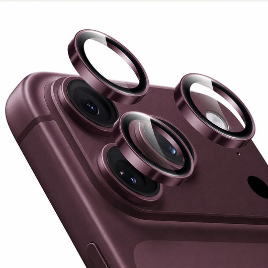 Ochranná fólia na zadnú kameru ESR Armorite pre Apple iPhone 18 Pro / 18 Pro Max, tvrdené sklo, tmavo vínová