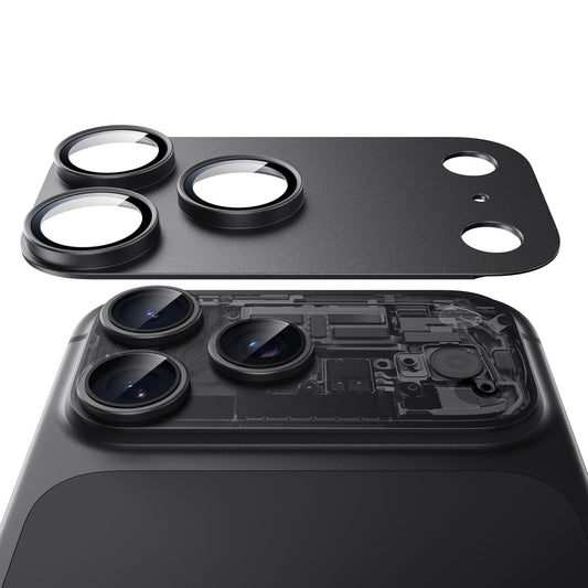 Ochranná fólia na zadnú kameru ESR Armorite Pro pre Apple iPhone 18 Pro Max, tvrdené sklo, čierna