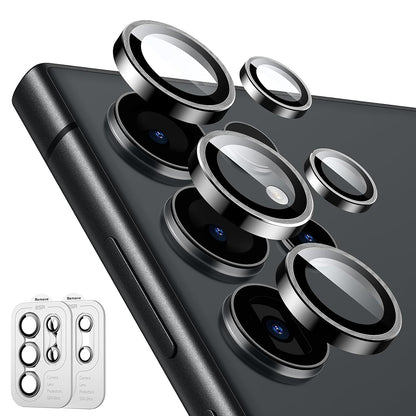 Ochranná fólia ESR na zadnú kameru pre Samsung Galaxy S24 Ultra S928, Tvrdené sklo, Sada 2 kusy, Čierna