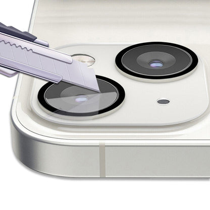 Ochranná fólia na zadnú kameru Lito S+ pre Apple iPhone 14 Plus / 14, tvrdené sklo, čierna