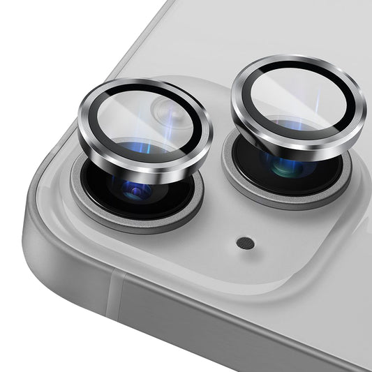 Ochranná fólia na zadnú kameru Lito S+ pre Apple iPhone 14, tvrdené sklo, strieborná