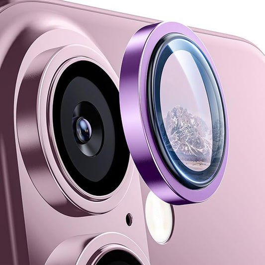 Ochranná fólia na zadnú kameru Lito S+ pre Apple iPhone 16 Plus / 16, tvrdené sklo, ružová