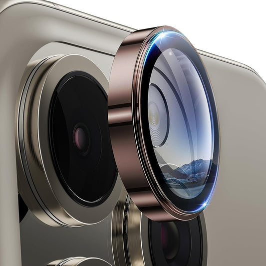 Ochranná fólia na zadnú kameru Lito S+ pre Apple iPhone 16 Pro Max / 16 Pro, tvrdené sklo, bronzová
